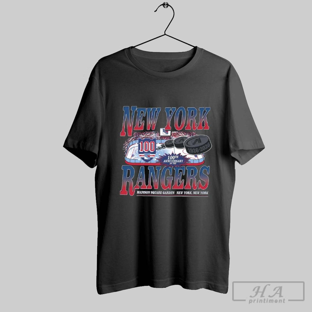 Official New York Rangers 100th Anniversary Of The Madison Square Garden New York New York