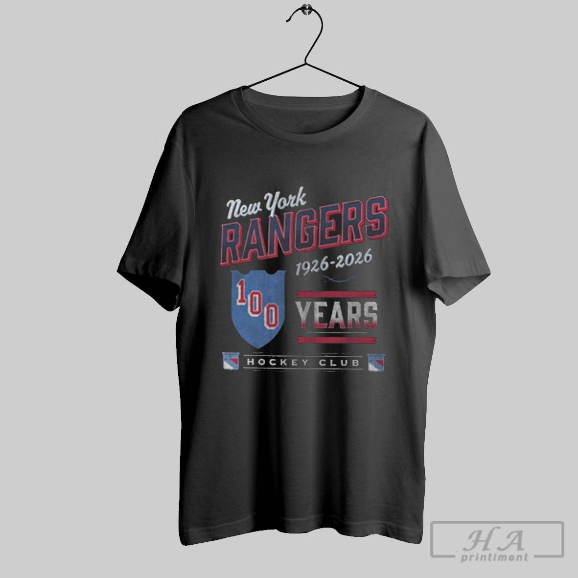 Official New York Rangers 100th Years Hockey Club 1926 2026
