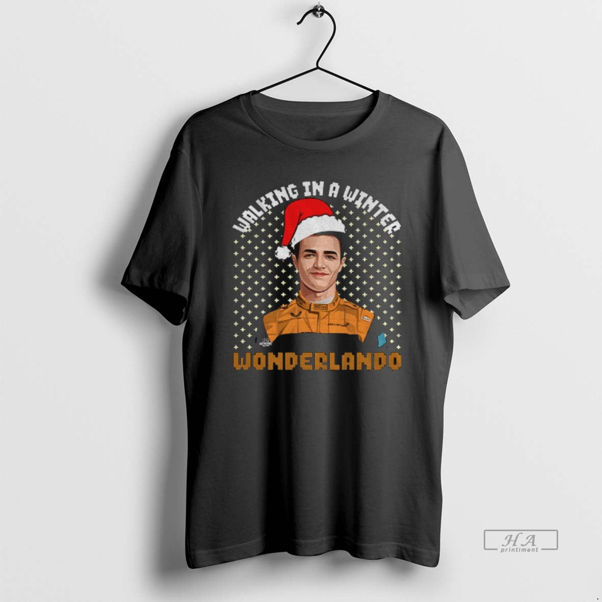 Official Norris Santa Walking In A Winter Wonderland Christmas T-Shirts, Hoodie, Sweatshirt | AU01DripNestTees.com