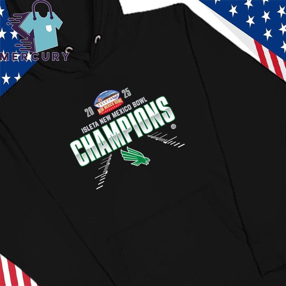 North Texas Mean Green 2025 Isleta New Mexico Bowl Champions Shirt