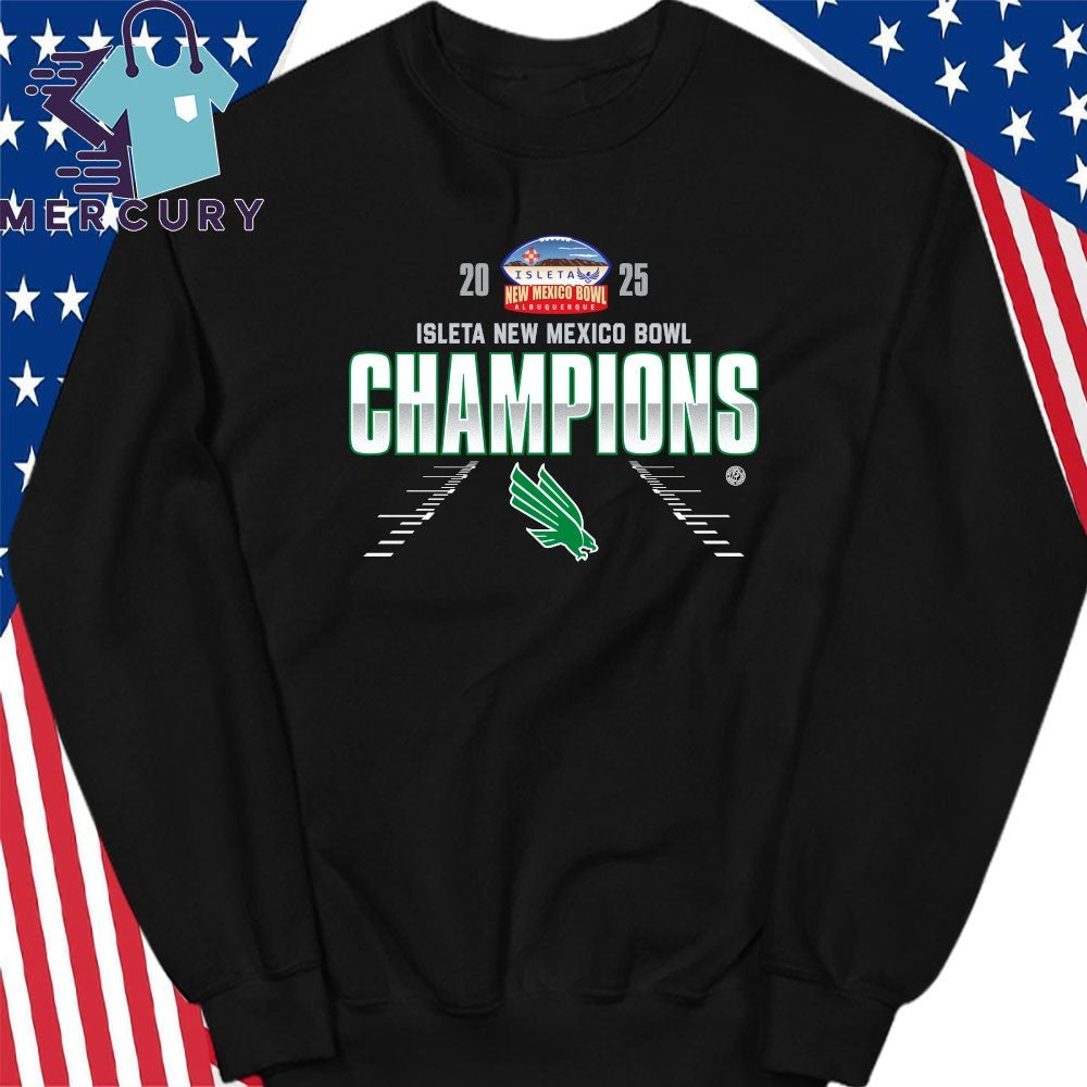North Texas Mean Green 2025 Isleta New Mexico Bowl Champions Shirt