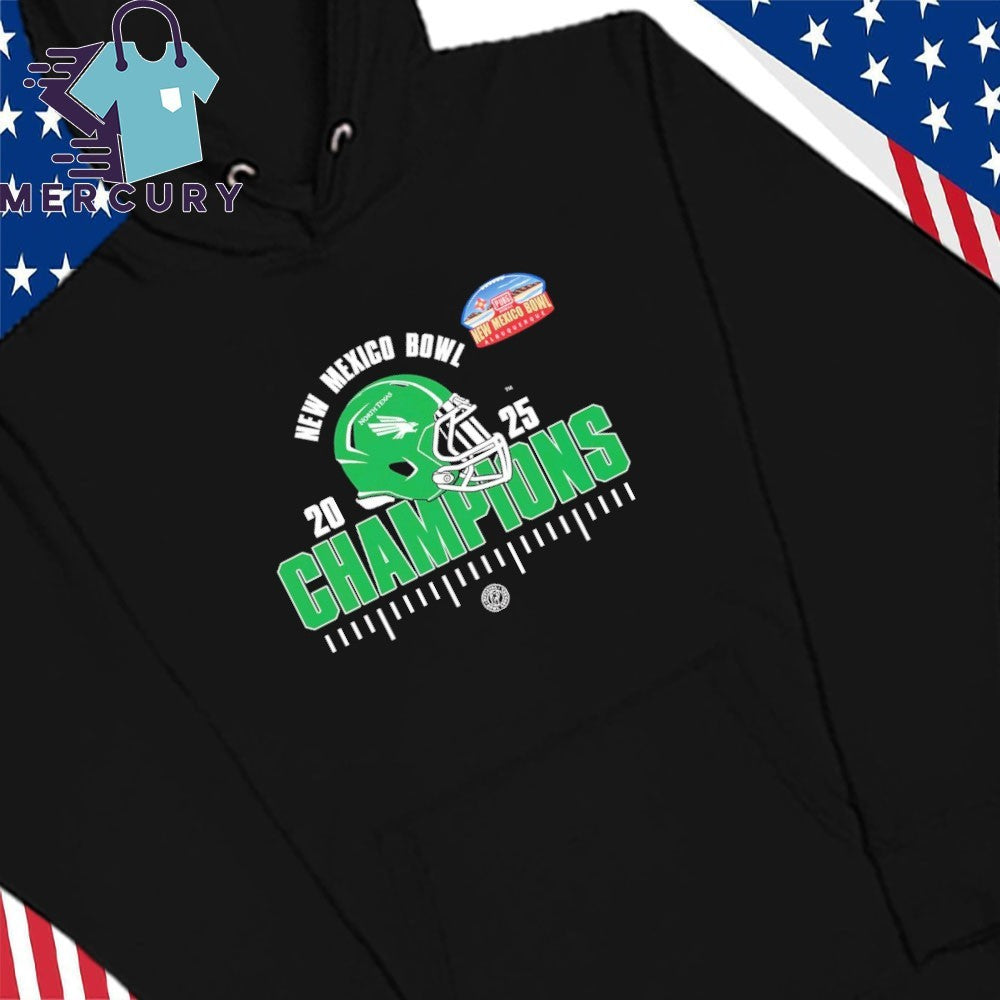 North Texas Mean Green New Mexico Bowl Champions 2025 NCAA Football Shirt