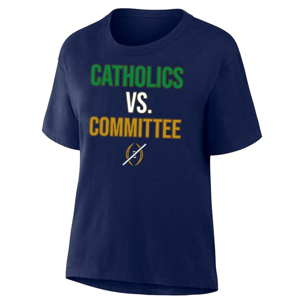 Notre Dame Fighting Irish Catholics vs Committee CFP Shirt