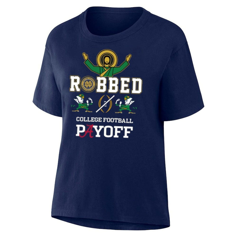 Notre Dame Fighting Irish Jessu Robbed College Football Playoffs Shirt