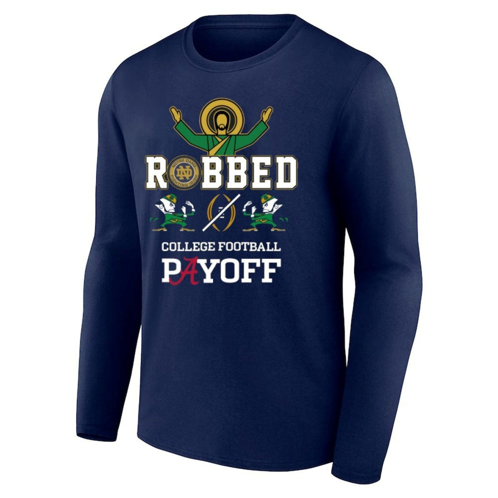 Notre Dame Fighting Irish Jessu Robbed College Football Playoffs Shirt
