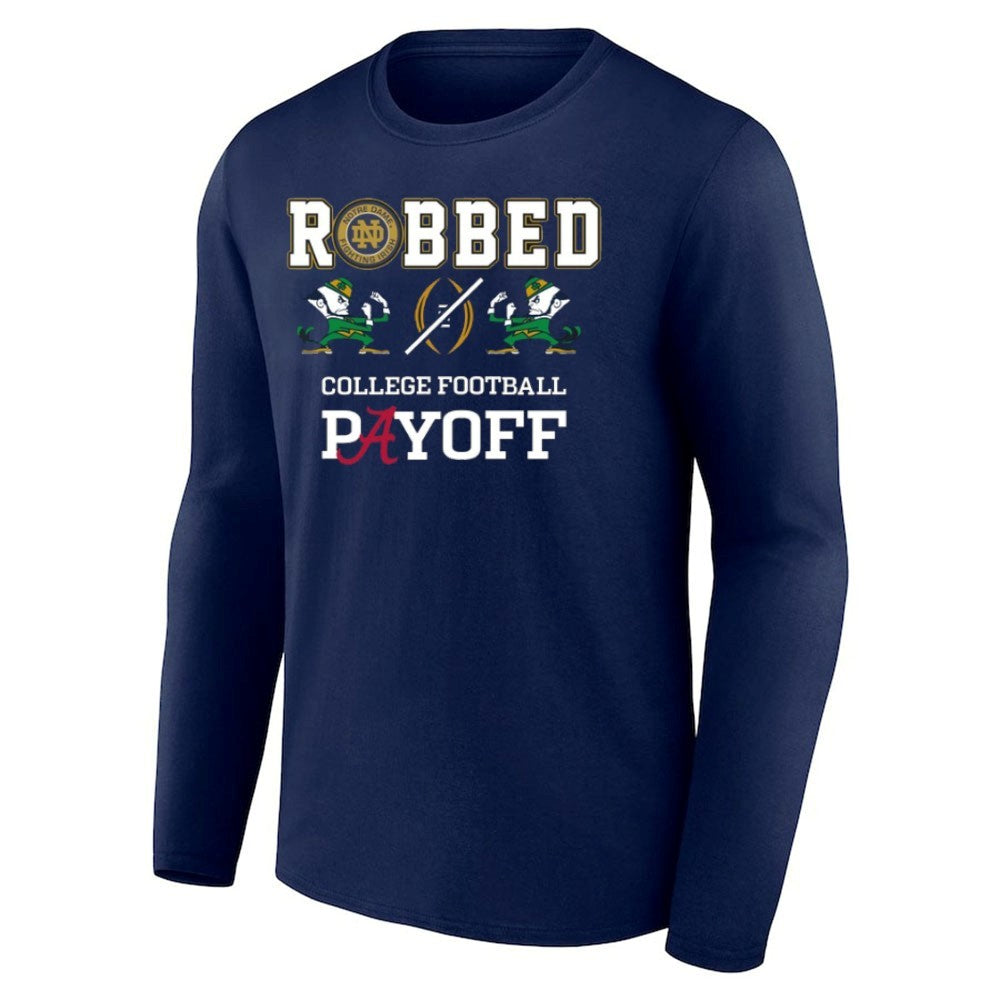 Notre Dame Fighting Irish Robbed College Football Playoffs Shirt