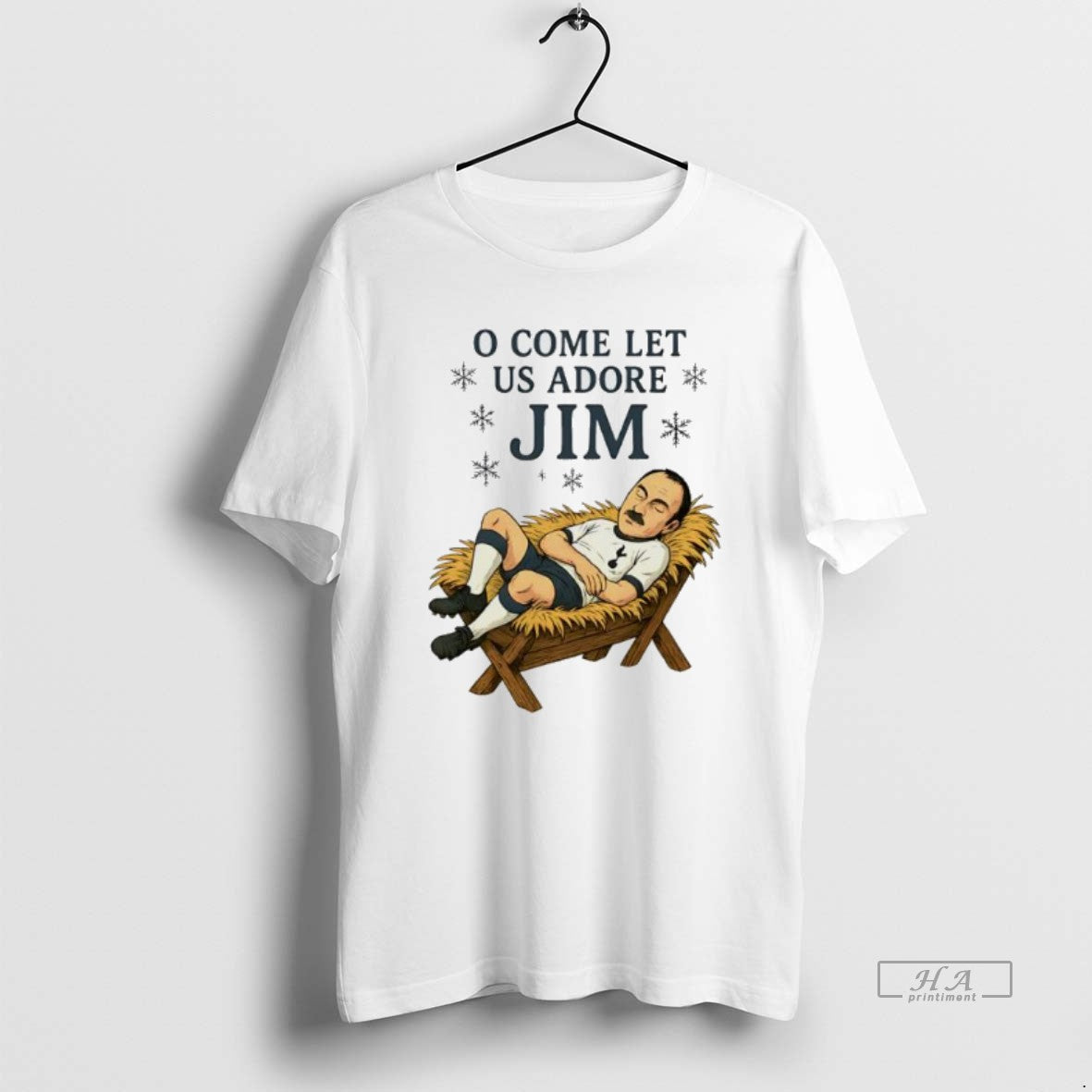 Official O Come Let Us Adore Jim Spurs Christmas T-Shirts, Hoodie, Sweatshirt | AU01DripNestTees.com