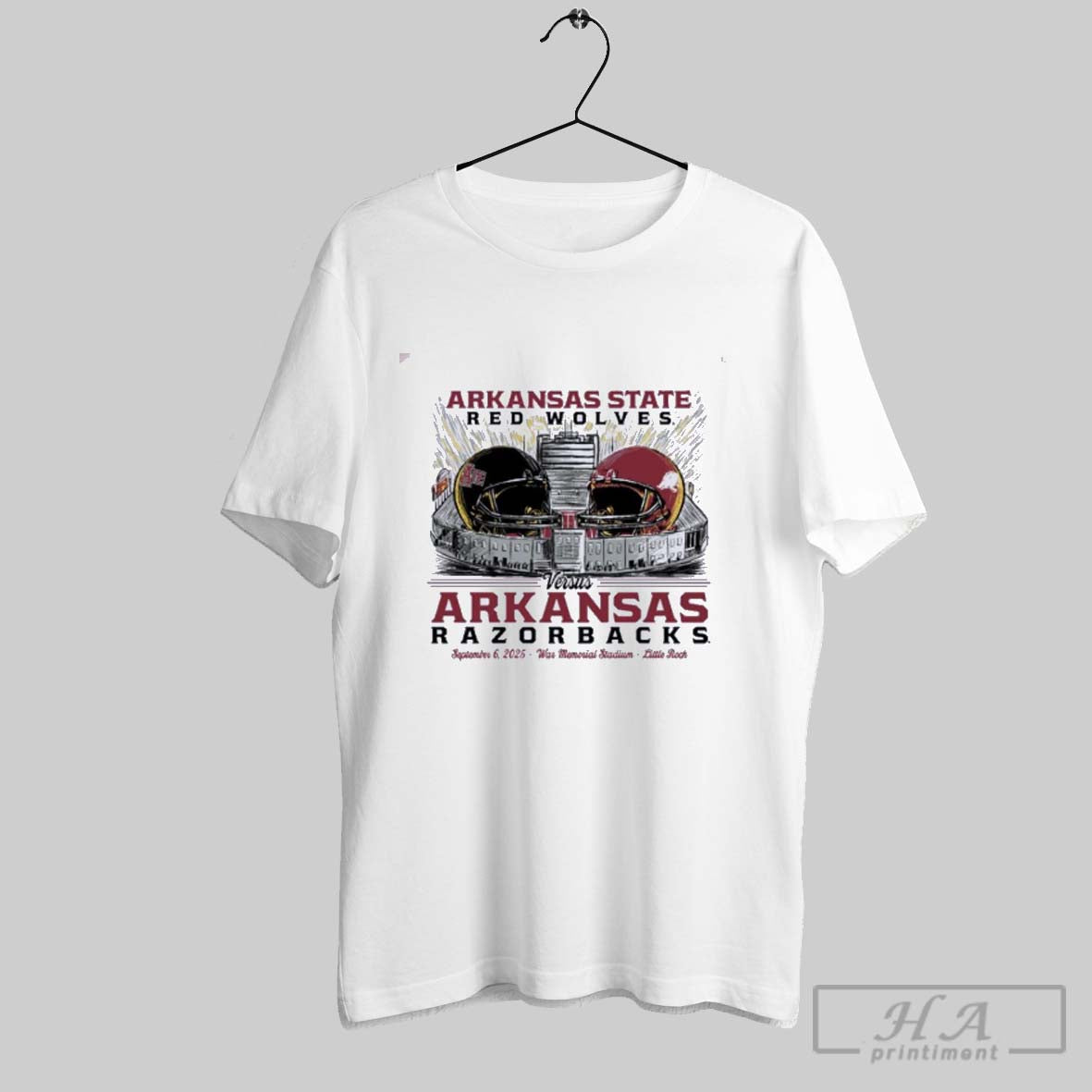 Official Official Arkansas Vs Arkansas State Game Day 2025 September 6 Shirt Tee