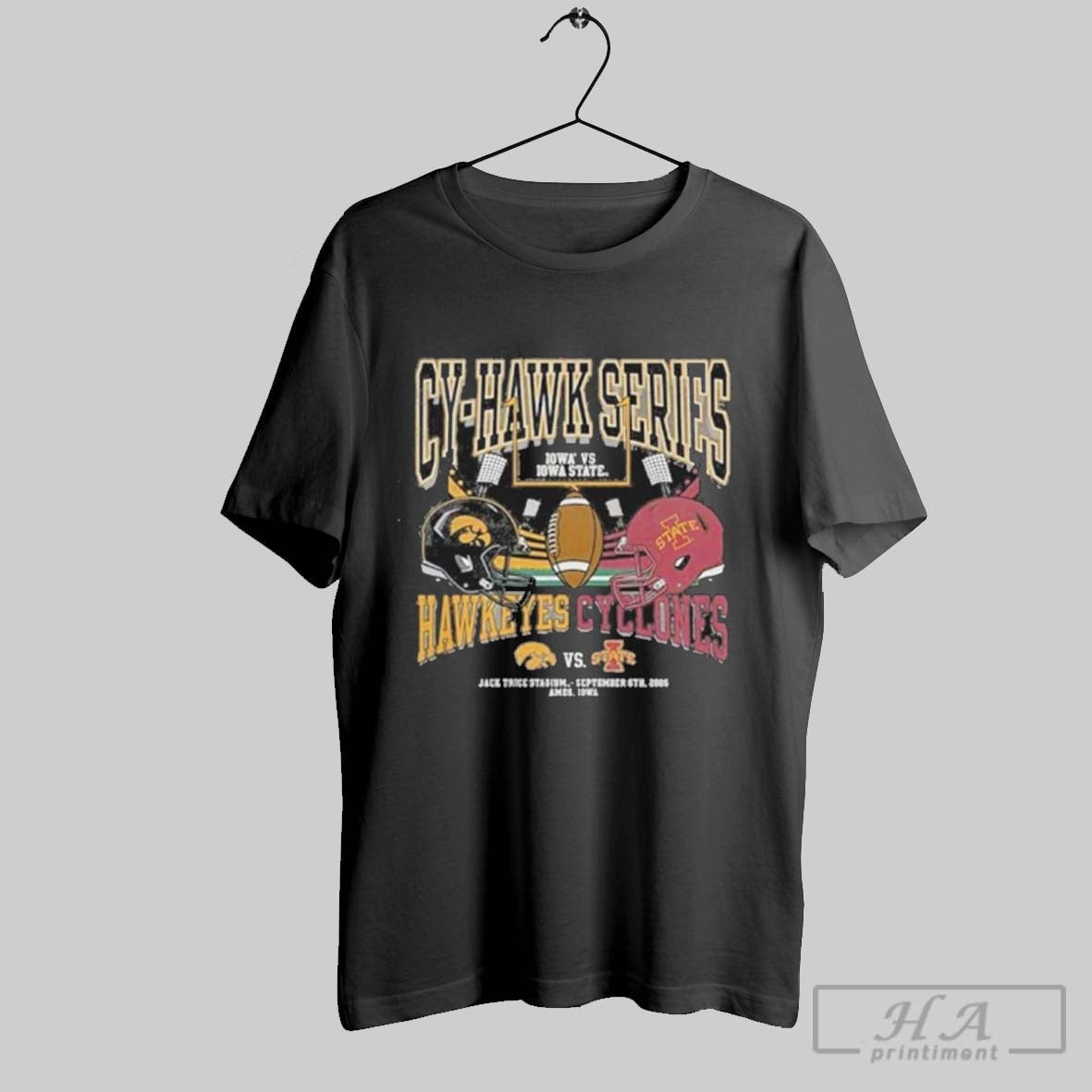 Official Official Gameday Iowa Vs Iowa State September 6 2025 Duel Helmet Shirt Tee