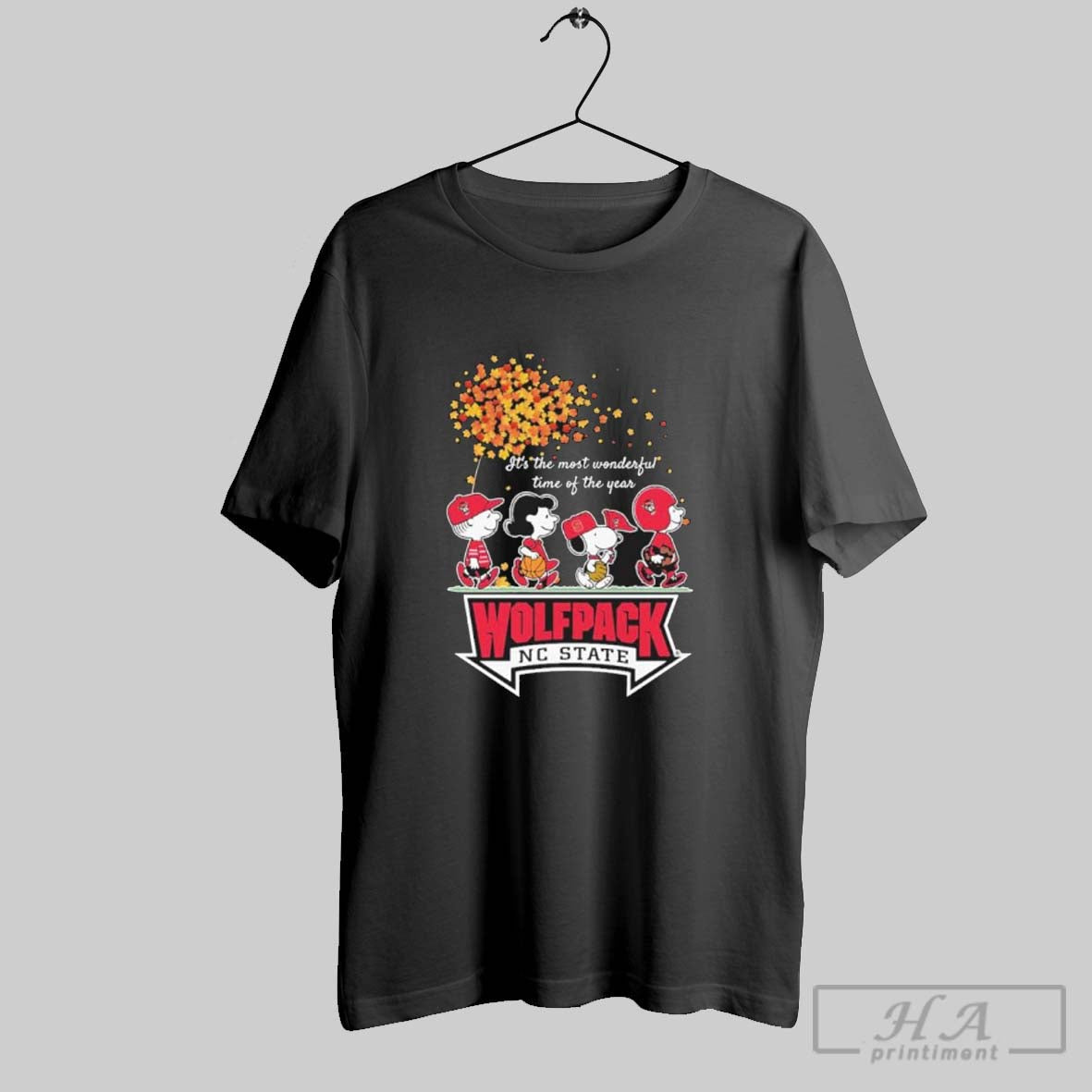 Official Official Nc State Wolfpack And Peanuts Character Its The Most Wonderful Time Of The