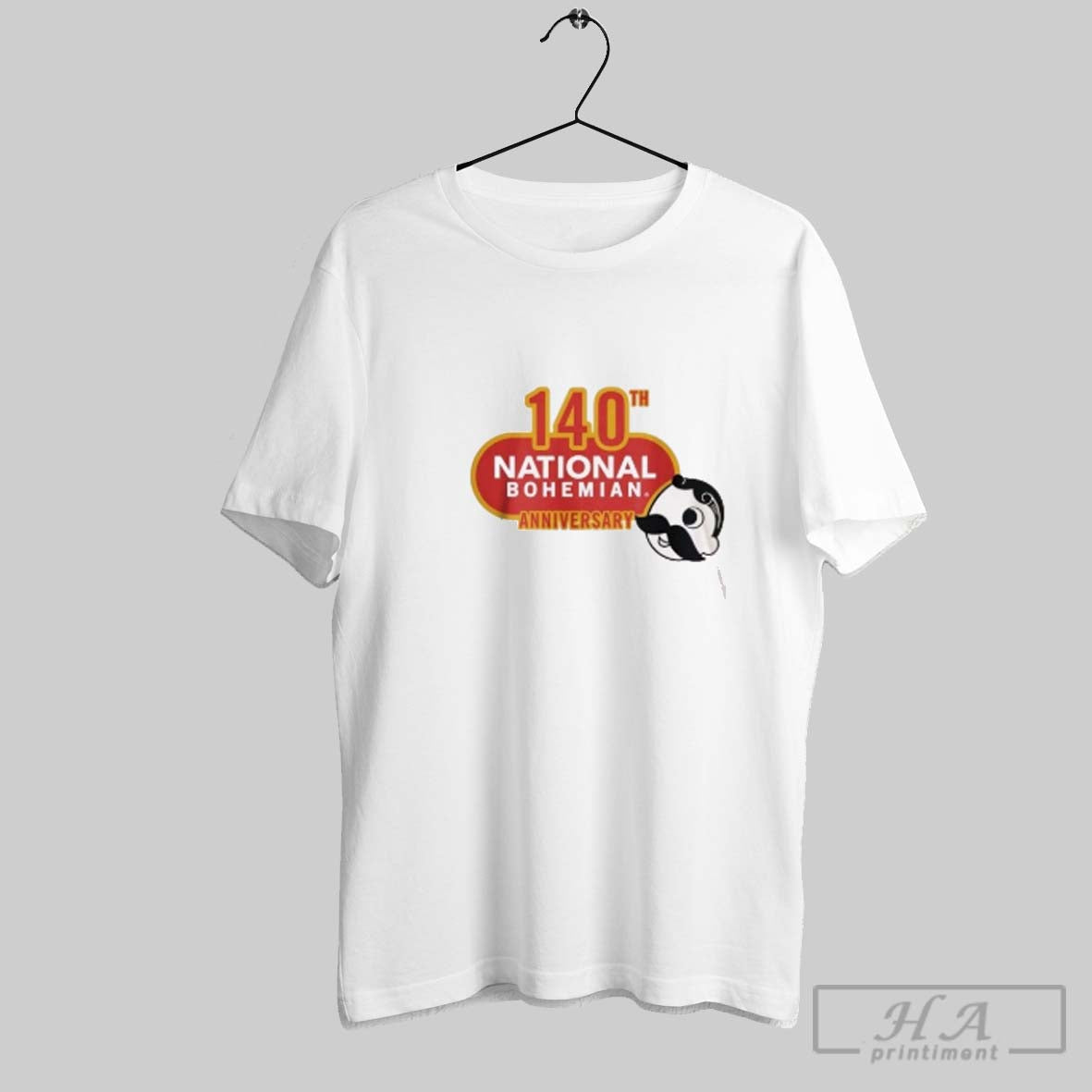Official Official National Bohemian 140th Anniversary Logo Shirts