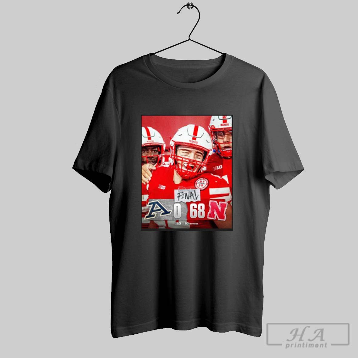 Official Official Nebraska Cornhuskers Win 68 0 Akron Poster