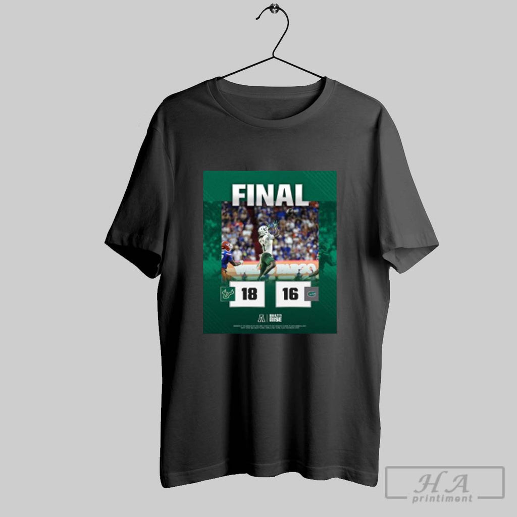 Official Official Usf Bulls Win 18 16 Florida Poster