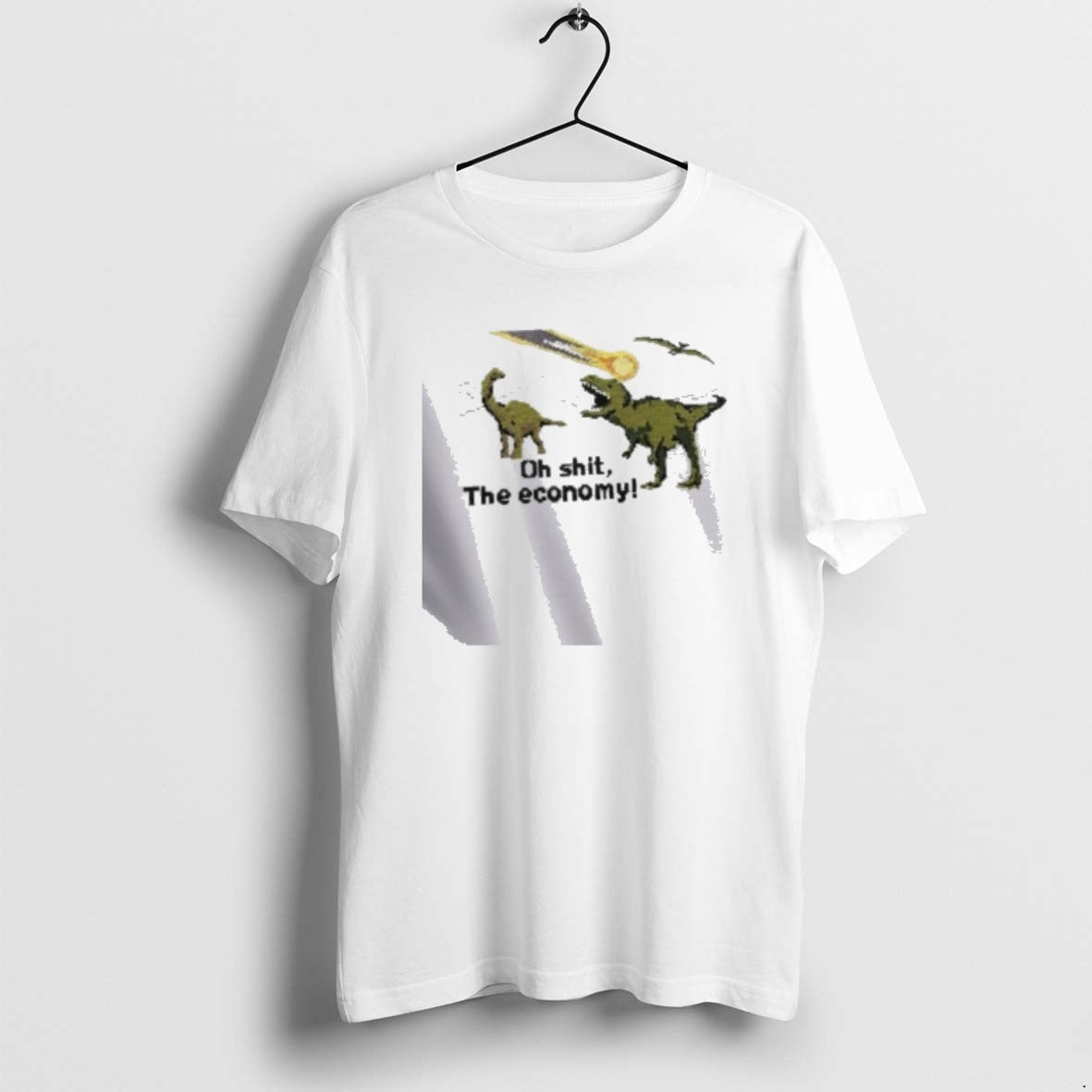 Official Oh Shit The Economy Pixel T-Shirts, Hoodie, Sweatshirt | AU01DripNestTees.com
