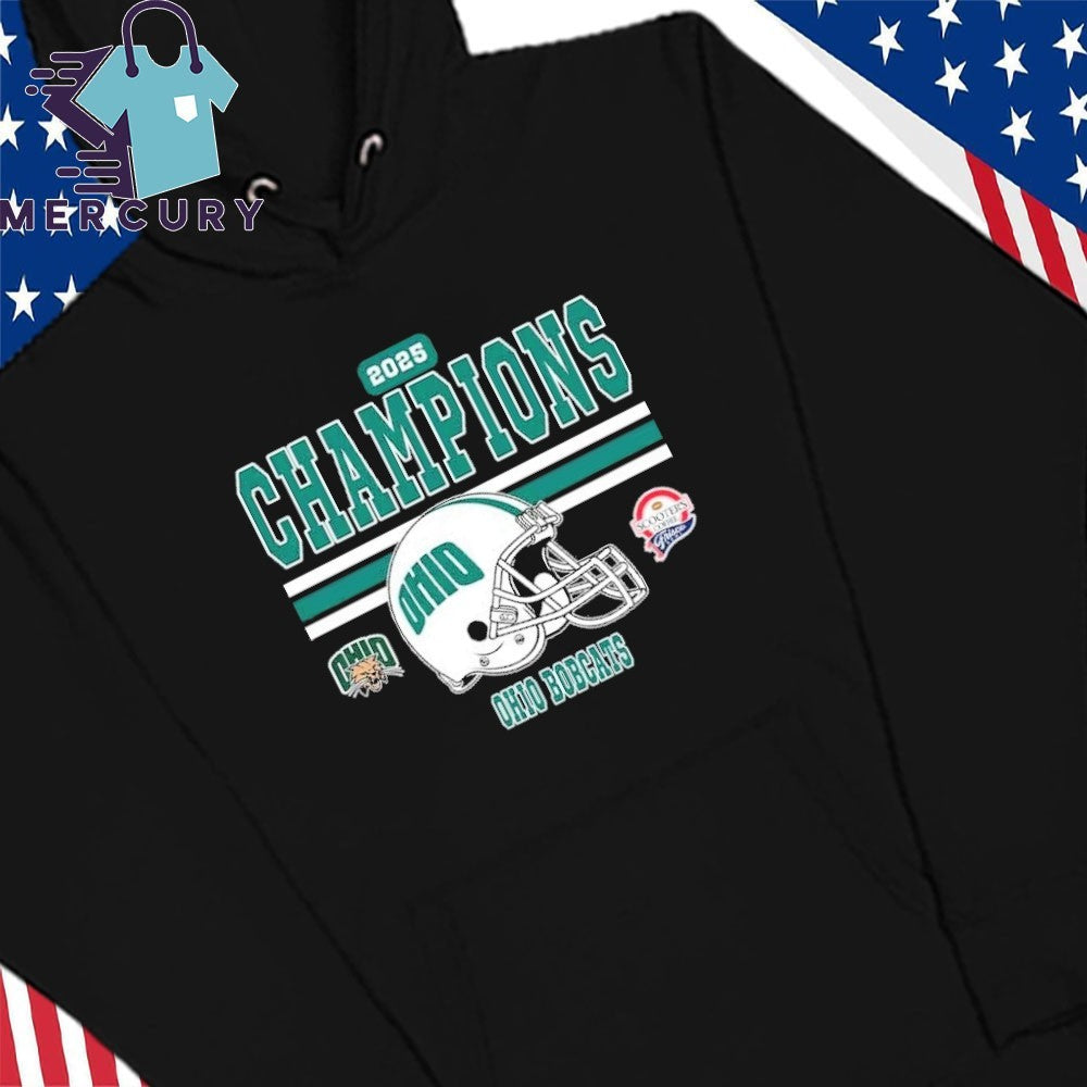 Ohio Bobcats Football Named To Champions 2025 Scooter’s Coffee Frisco Bowl Shirt