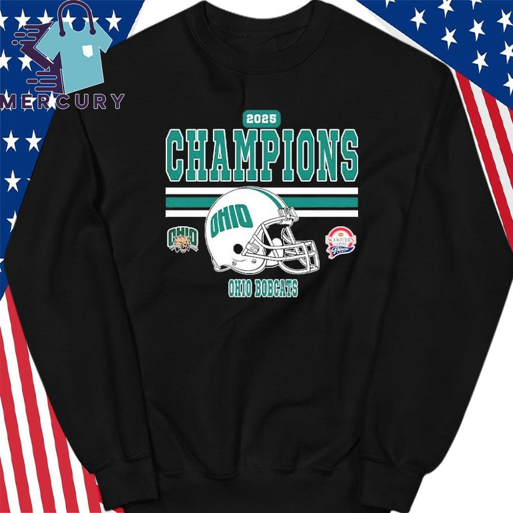 Ohio Bobcats Football Named To Champions 2025 Scooter’s Coffee Frisco Bowl Shirt