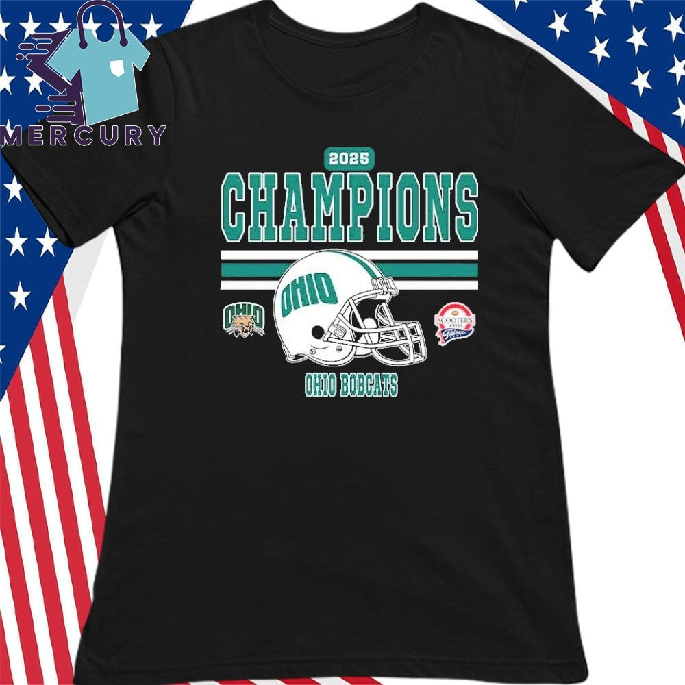 Ohio Bobcats Football Named To Champions 2025 Scooter’s Coffee Frisco Bowl Shirt
