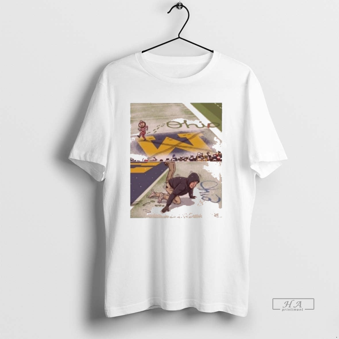 Official Ohio State Brutus Crossing Out M Snow T-Shirts, Hoodie, Sweatshirt | AU01DripNestTees.com