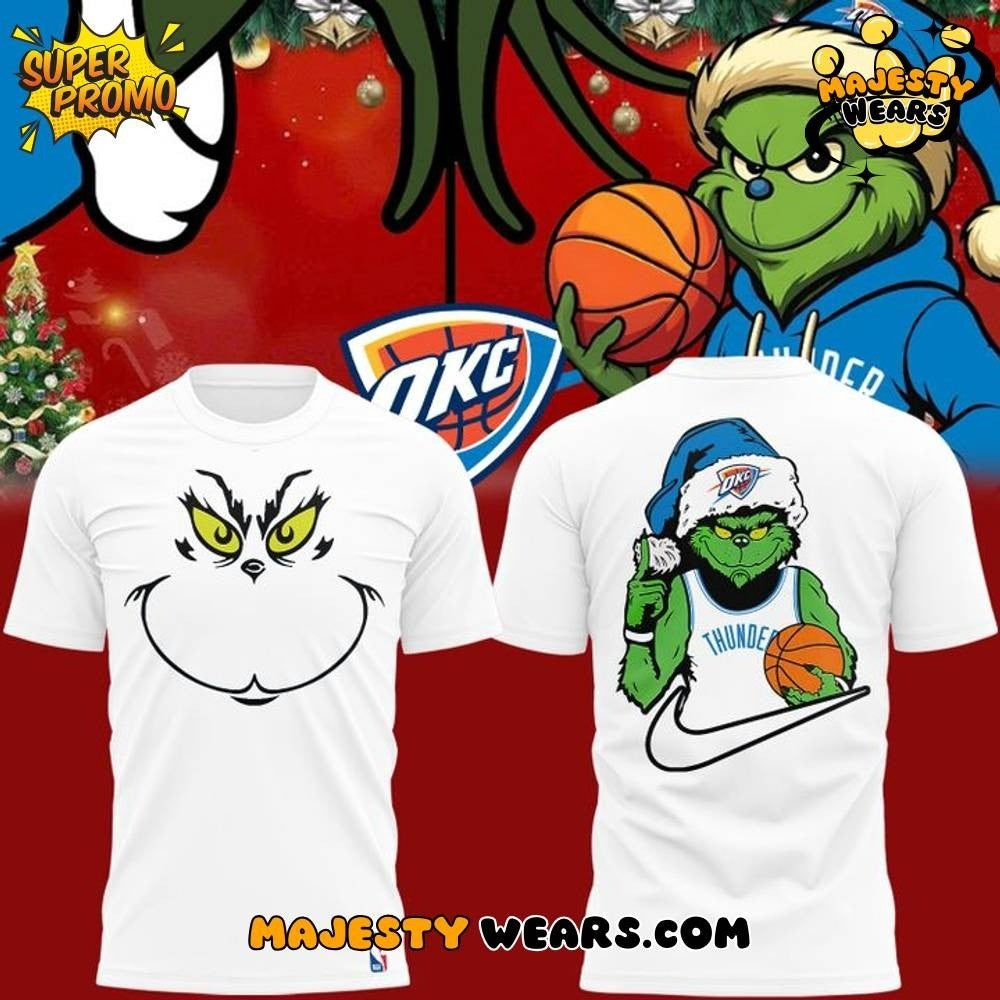 Oklahoma City Thunder x Grinch Christmas Special Shirt