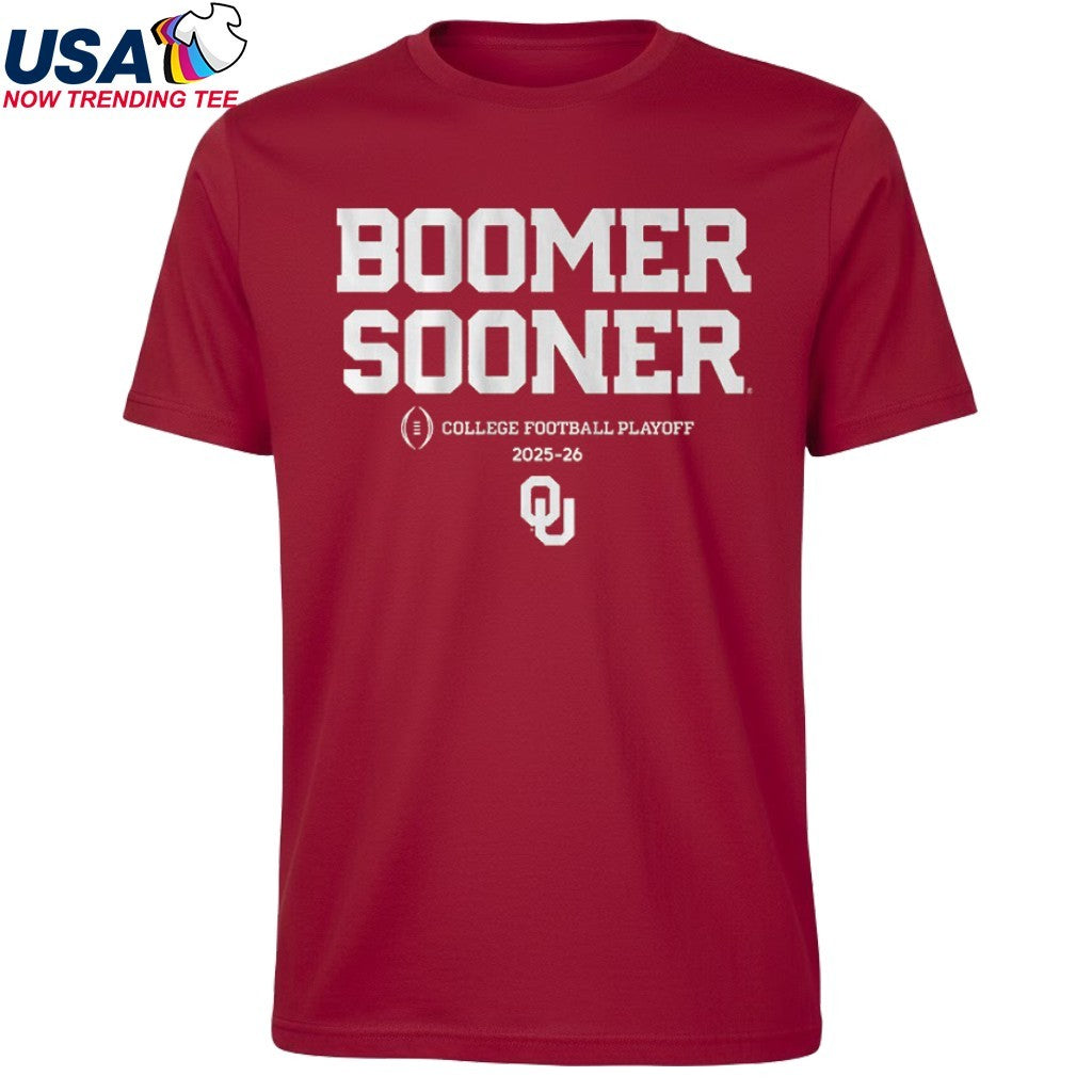 Oklahoma Sooners Boomer Sooner 2025 Coolege Football Playoff Shirt