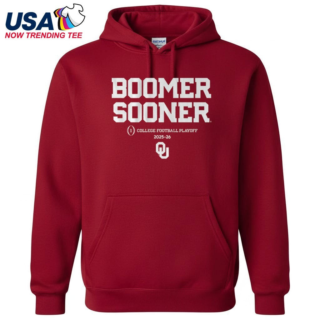 Oklahoma Sooners Boomer Sooner 2025 Coolege Football Playoff Shirt