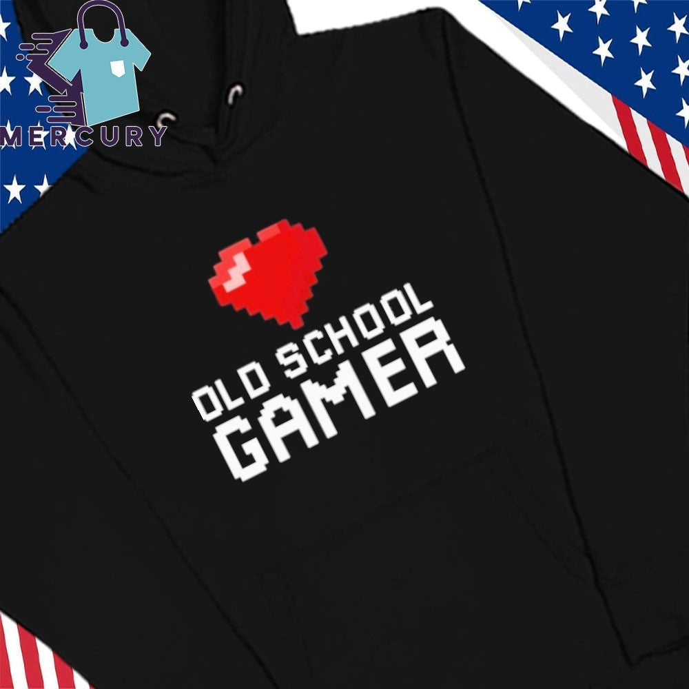 Old School Gamer Heart Shirt