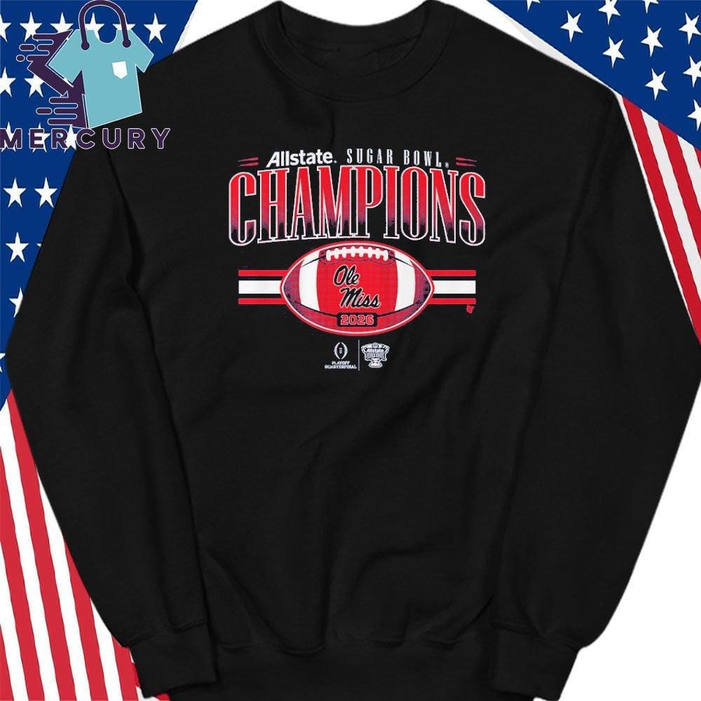 Ole Miss Football 2026 CFP Sugar Bowl Champions Shirt