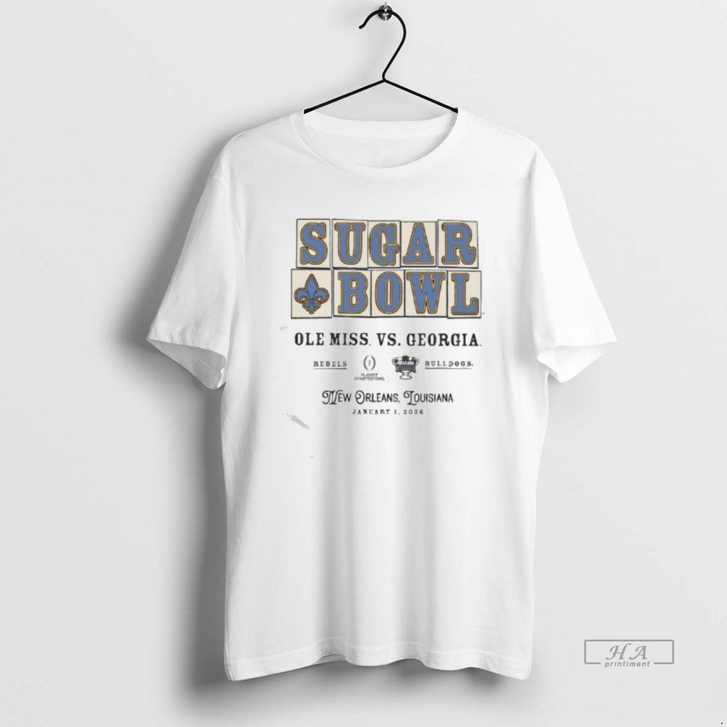 Official Ole Miss Vs Georgia 2026 Allstate Sugar Bowl T-Shirts, Hoodie, Sweatshirt | AU01DripNestTees.com
