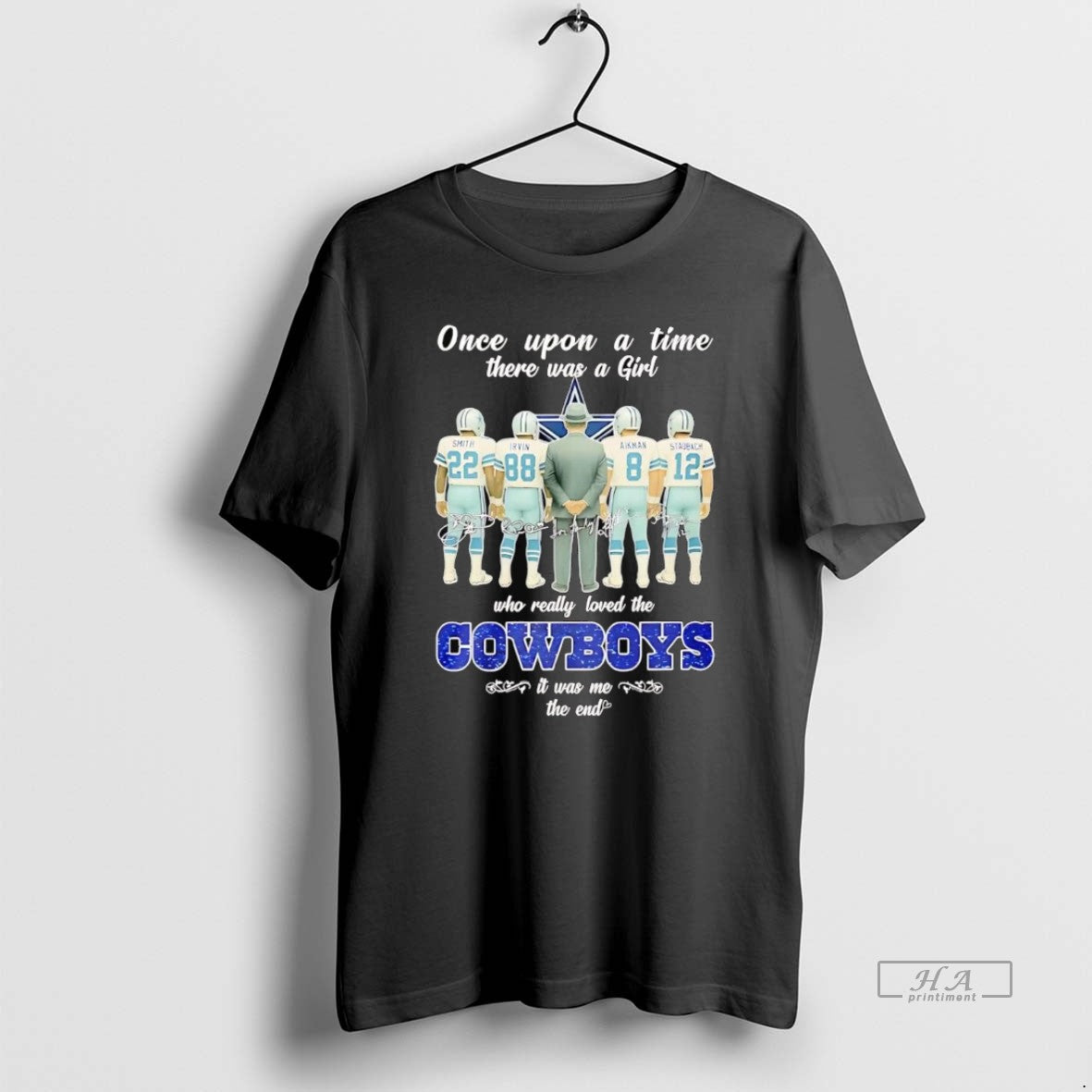 Official Once Upon A Time There Was A Girl Really Loved Dallas Cowboys T-Shirts, Hoodie, Sweatshirt | AU01DripNestTees.com