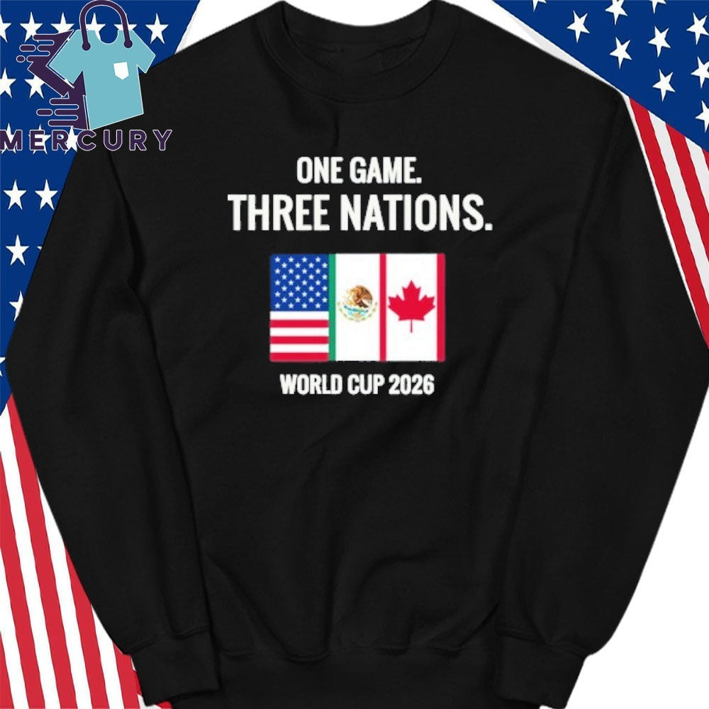 One Game Three Nations World Cup 2026 Shirt