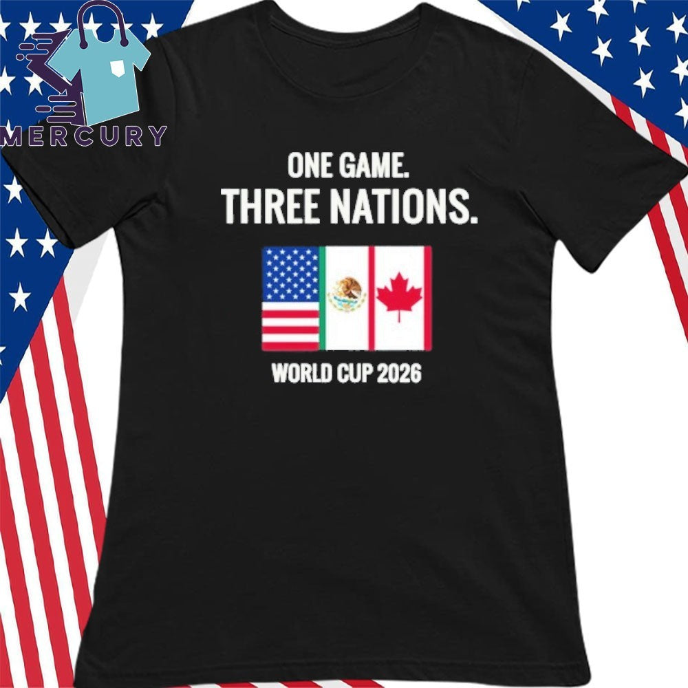One Game Three Nations World Cup 2026 Shirt