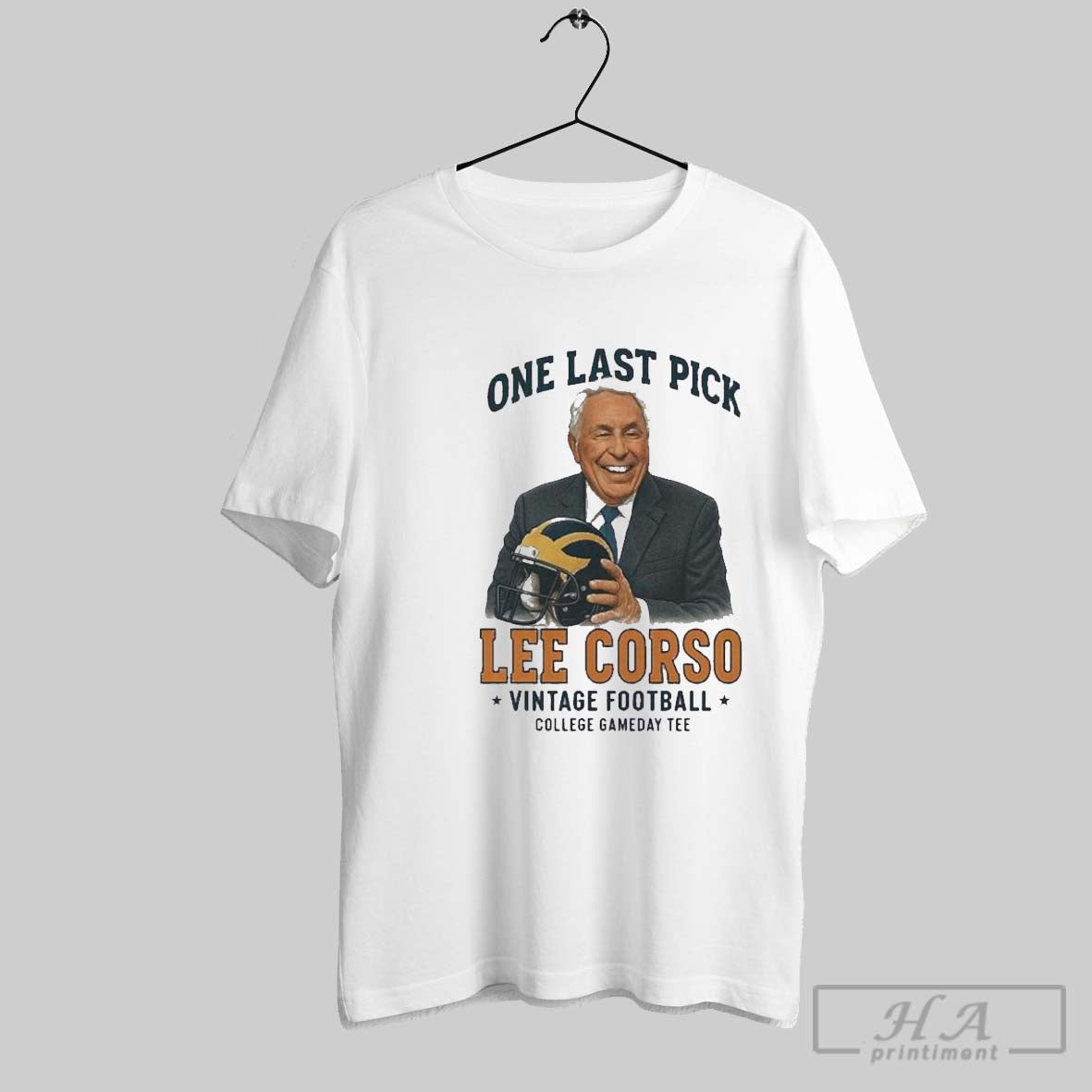 Official One Last Pick Lee Corso Vintage Football
