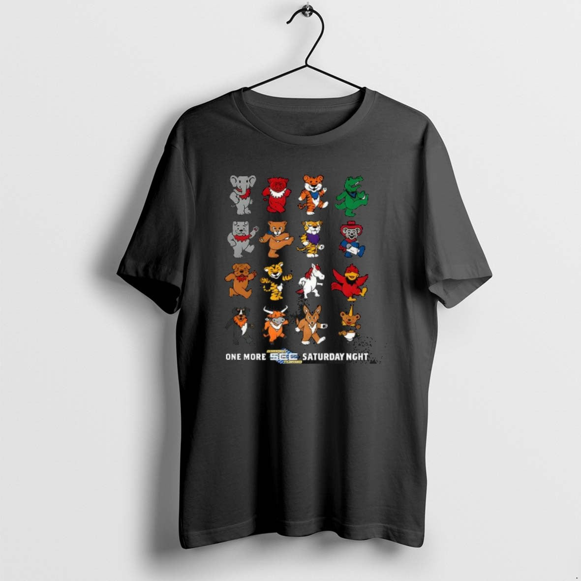 Official One More Sec Football Saturday Night Mascot Cartoon T-Shirts, Hoodie, Sweatshirt | AU01DripNestTees.com