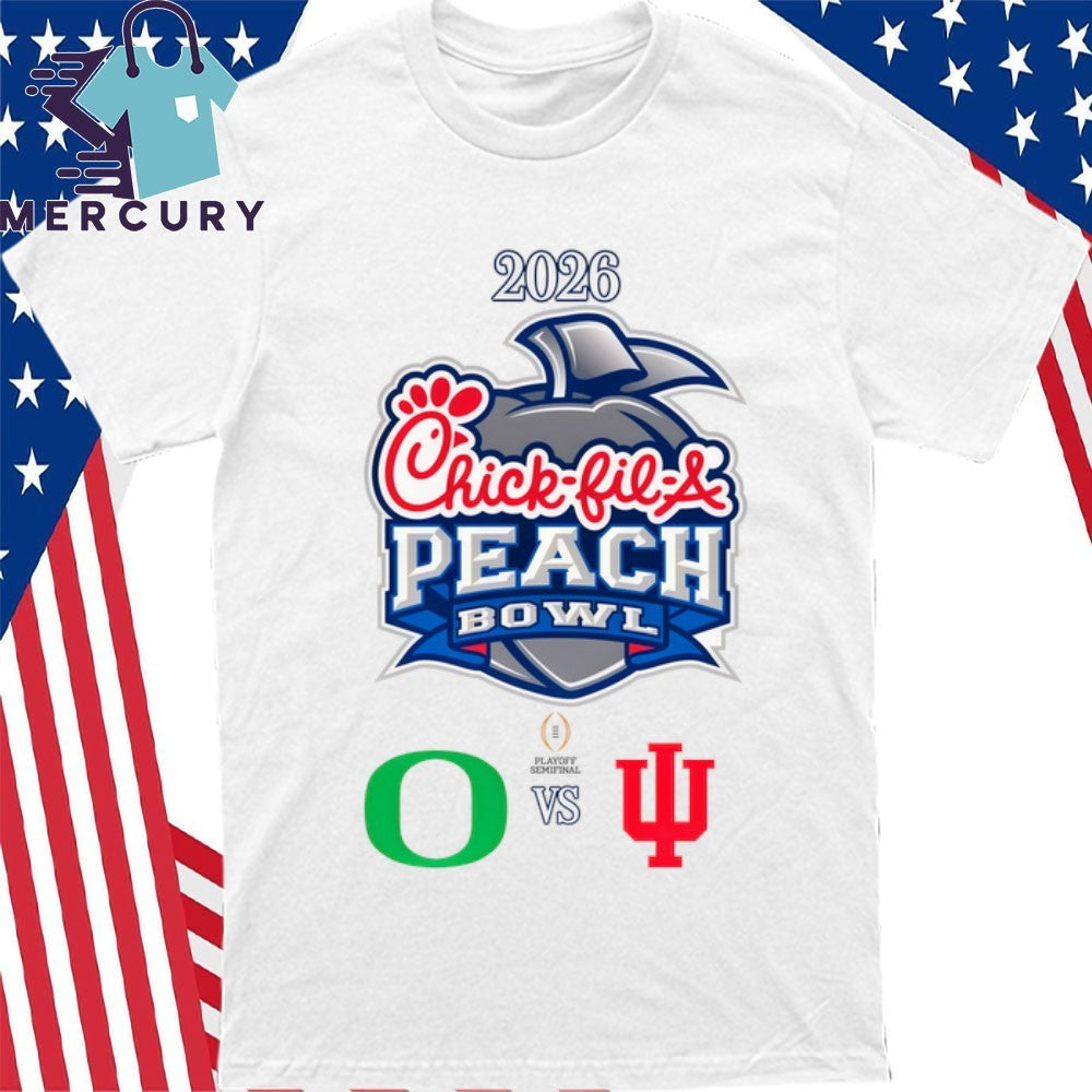 Oregon vs. Indiana 2026 Chick-fil-A Peach Bowl Shirt