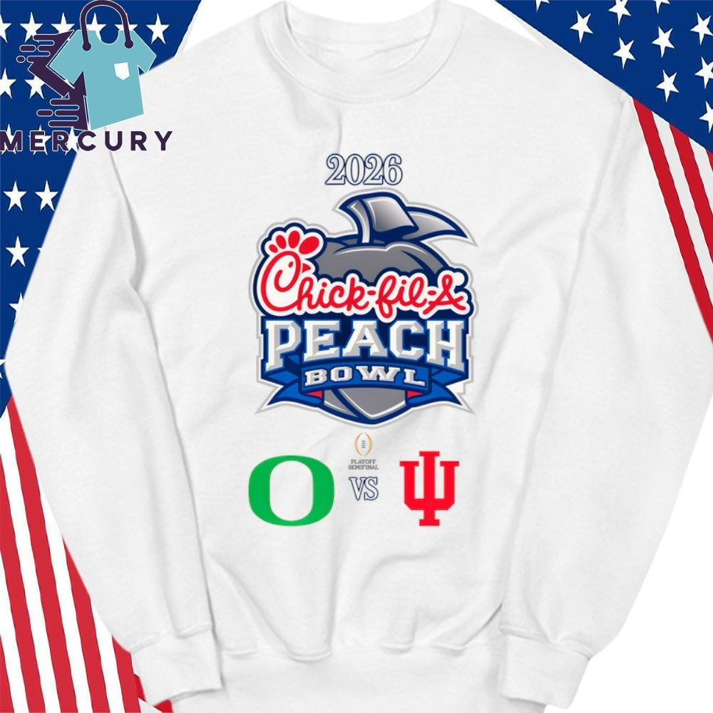 Oregon vs. Indiana 2026 Chick-fil-A Peach Bowl Shirt