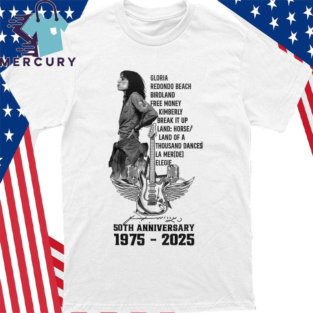 Patti Smith 50th Anniversary 1975 2025 Memories Shirt
