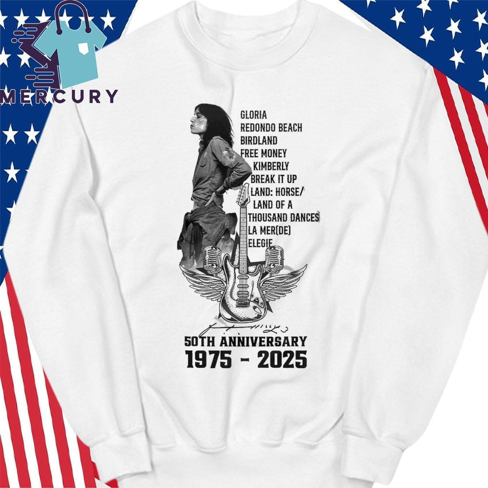 Patti Smith 50th Anniversary 1975 2025 Memories Shirt