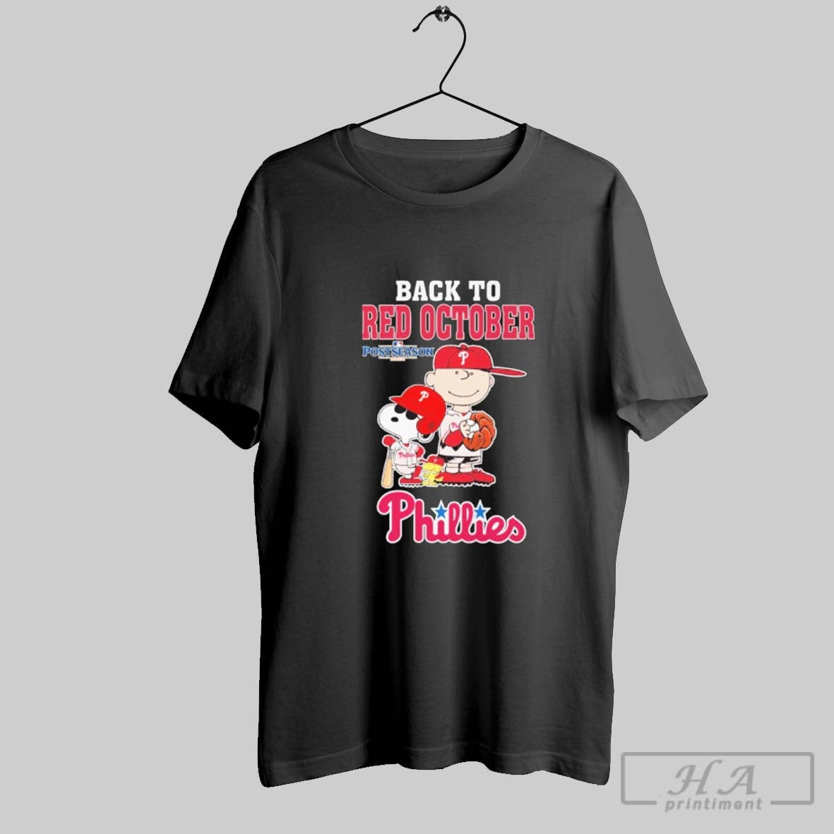 Official Peanuts Phillies Back To Red October Postseason
