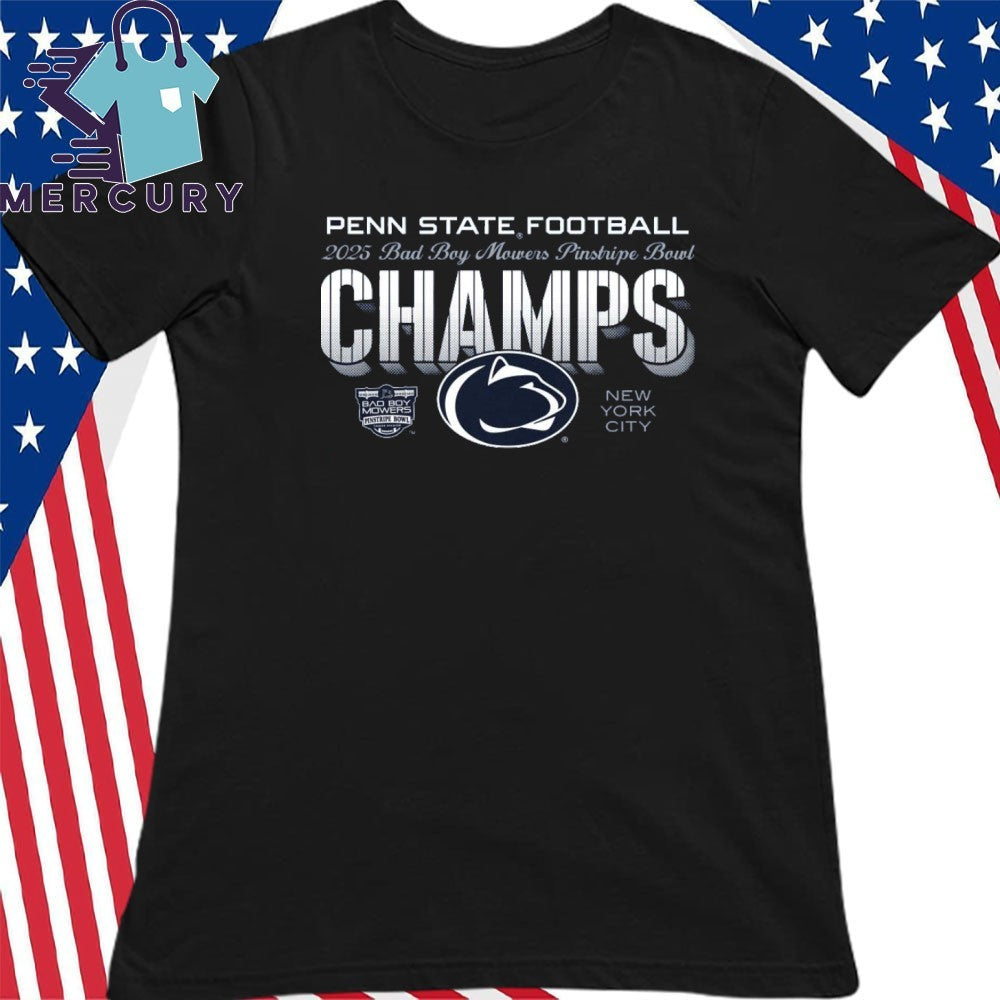 Penn State 2025 Pinstripe Bowl Champs Shirt