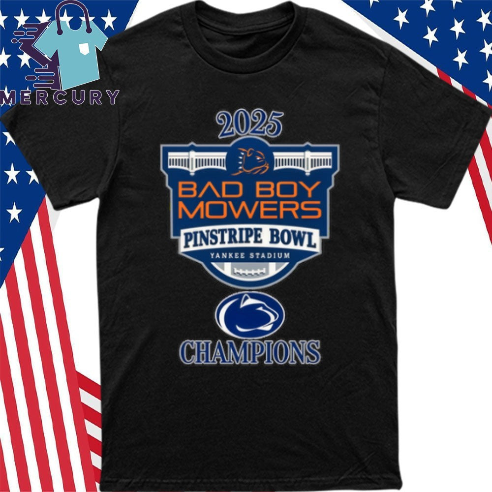 Penn State Nittany Lions 2025 Pinstripe Bowl Champions Shirt