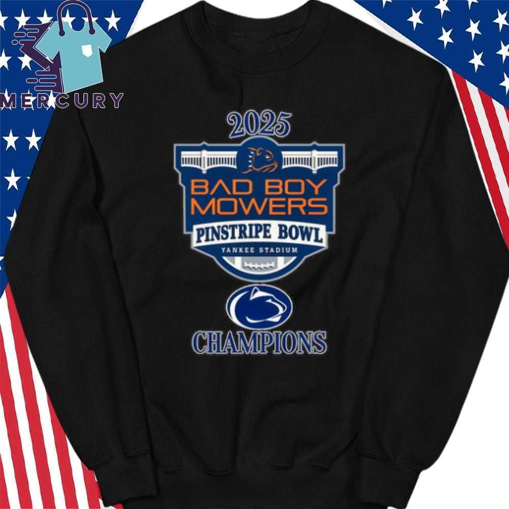 Penn State Nittany Lions 2025 Pinstripe Bowl Champions Shirt