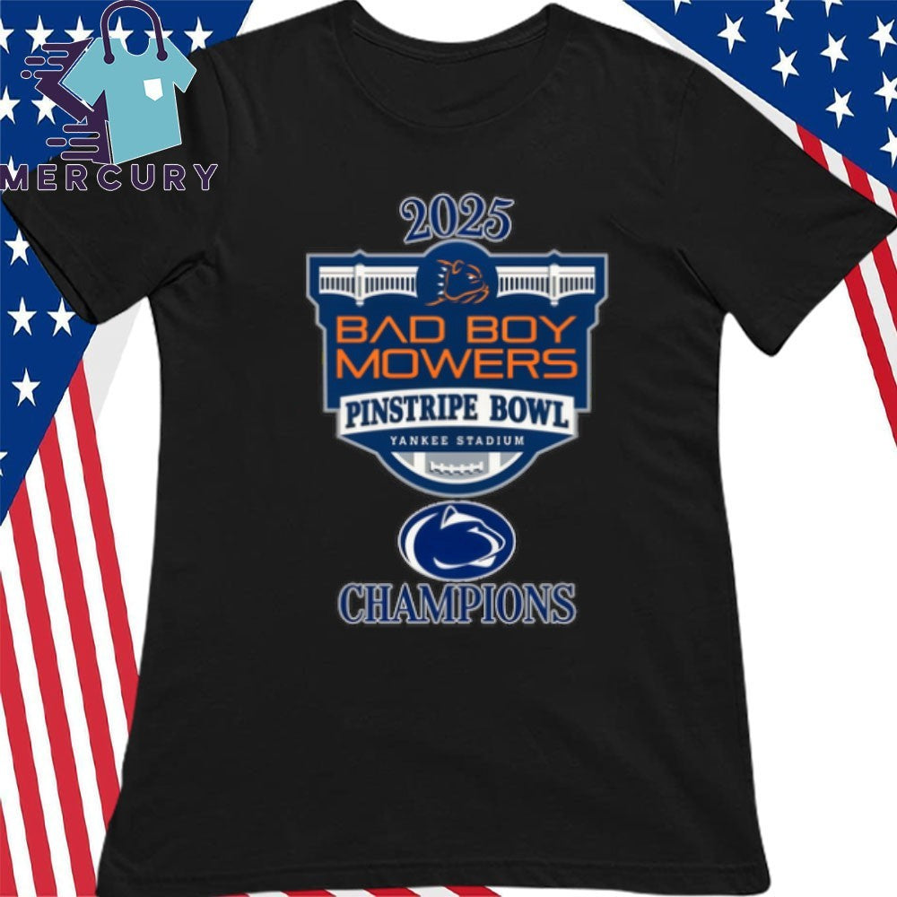 Penn State Nittany Lions 2025 Pinstripe Bowl Champions Shirt