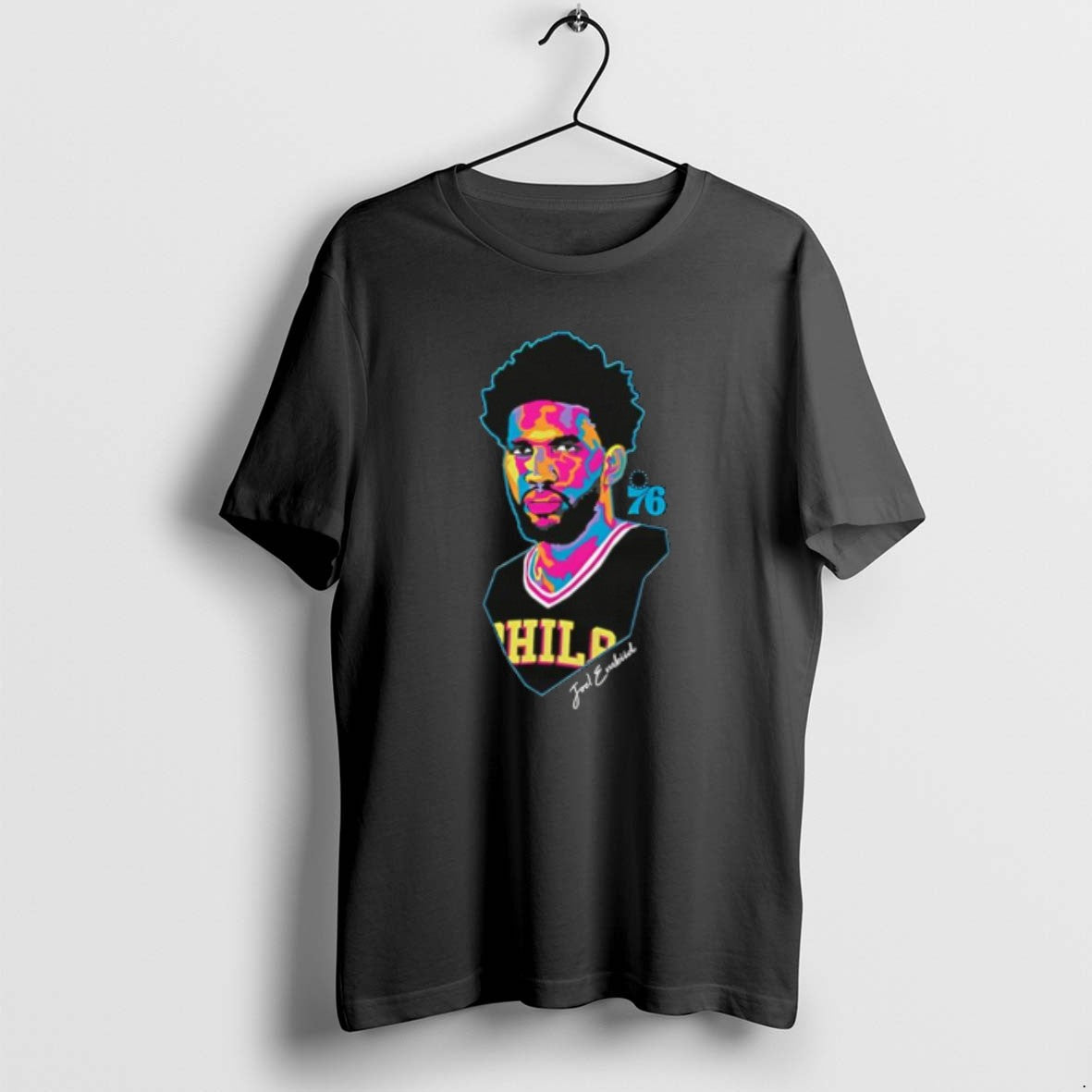 Official Philadelphia 76ers Joel Embiid Artist Design T-Shirts, Hoodie, Sweatshirt | AU01DripNestTees.com
