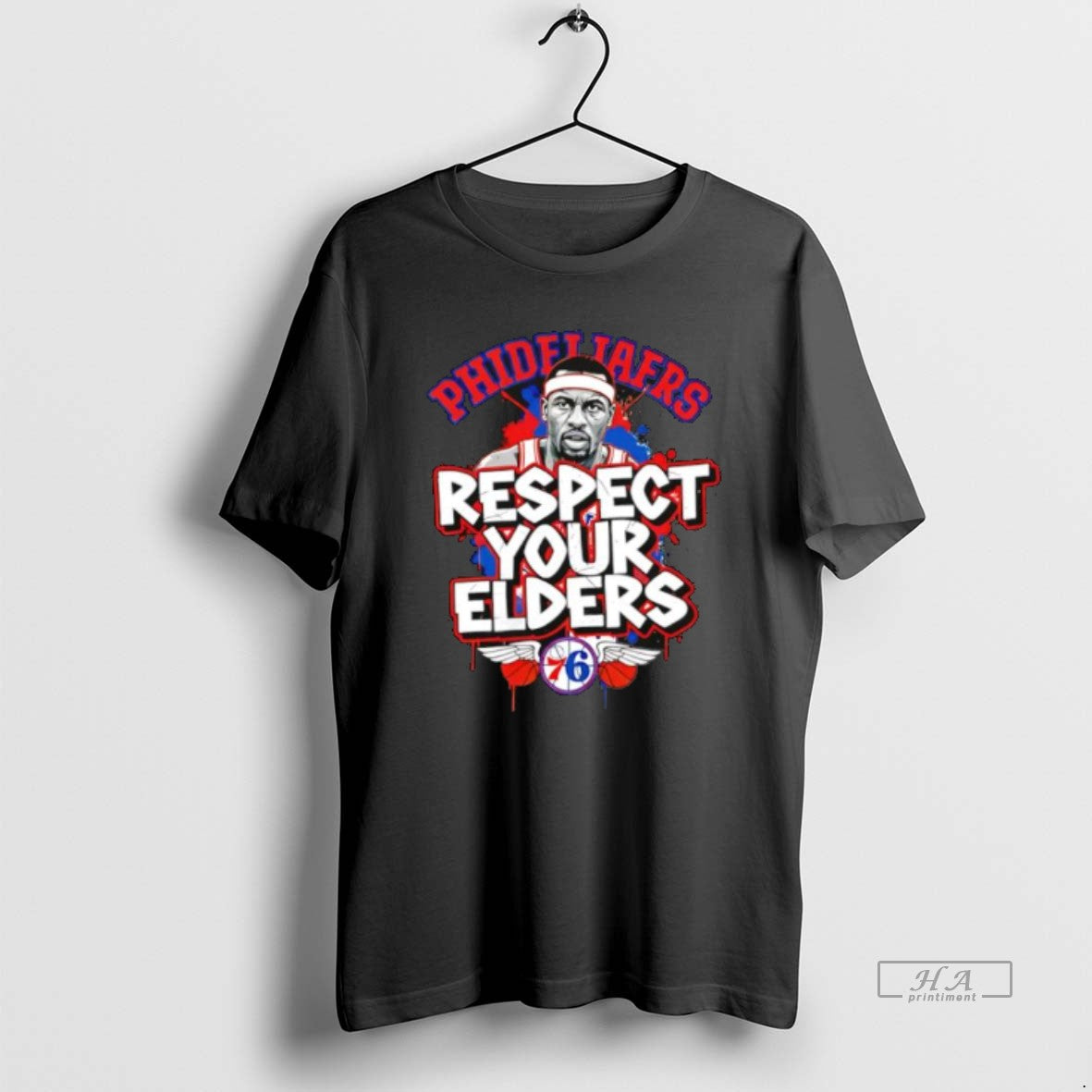 Official Philadelphia 76ers Respect Your Elders T-Shirts, Hoodie, Sweatshirt | AU01DripNestTees.com