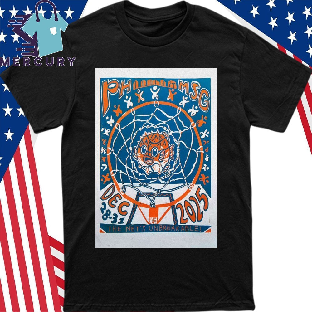Phish At Madison Square Garden On Dec 28-31 2025 Poster Shirt