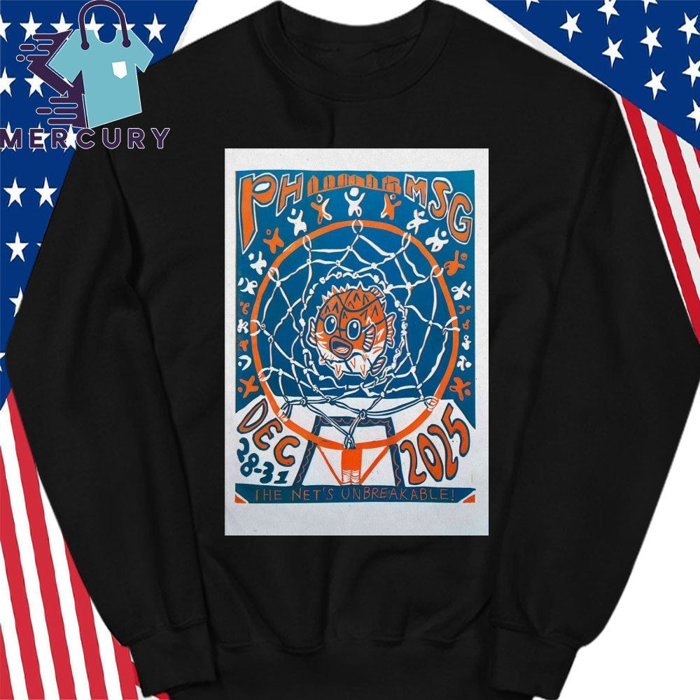 Phish At Madison Square Garden On Dec 28-31 2025 Poster Shirt