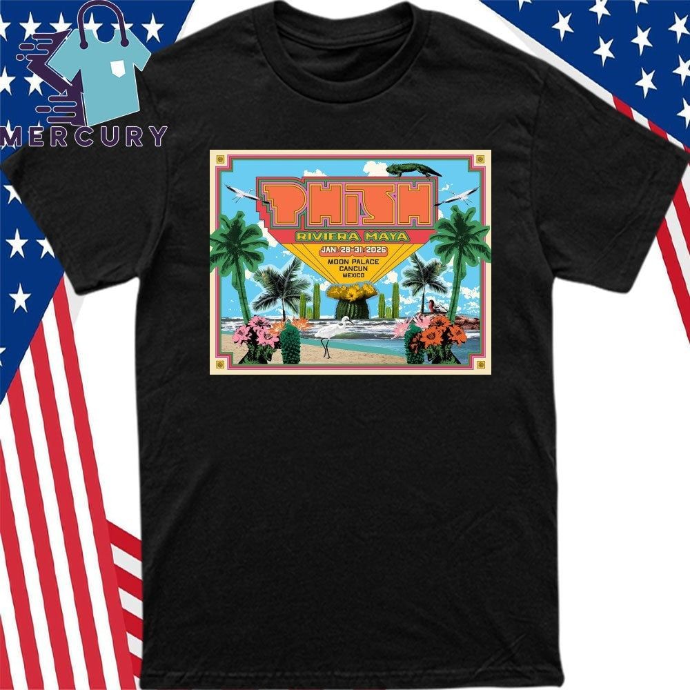 Phish Show Jan 28-31 2026 Riviera Maya Moon Palace Cancun Mexico Poster Shirt