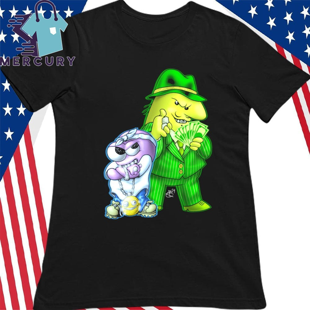 Pim And Charlie Cool Gangsta Friends Smiling Friends Shirt