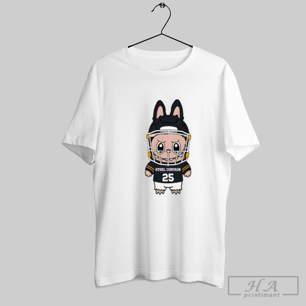 Official Pittsburgh Labubu Funny Football Ladies