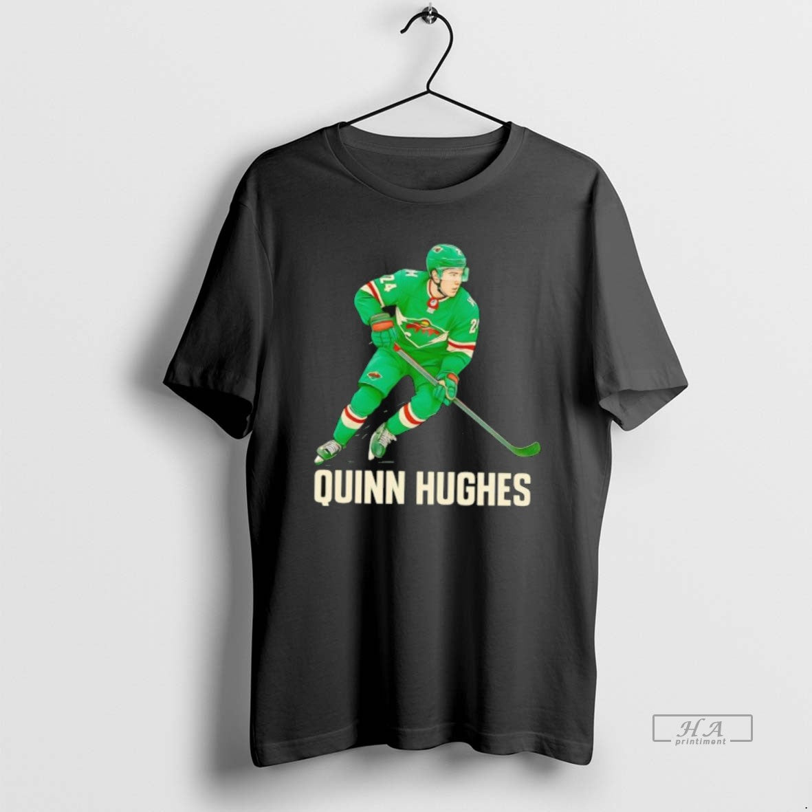 Official Quinn Hughes Minnesota Wild T-Shirts, Hoodie, Sweatshirt | AU01DripNestTees.com